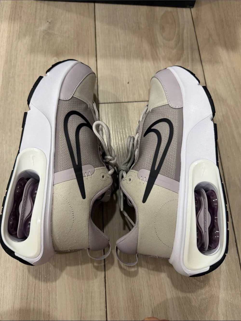Nike Sneakers in Taupe, Lavender & Black - Picture 3 of 7